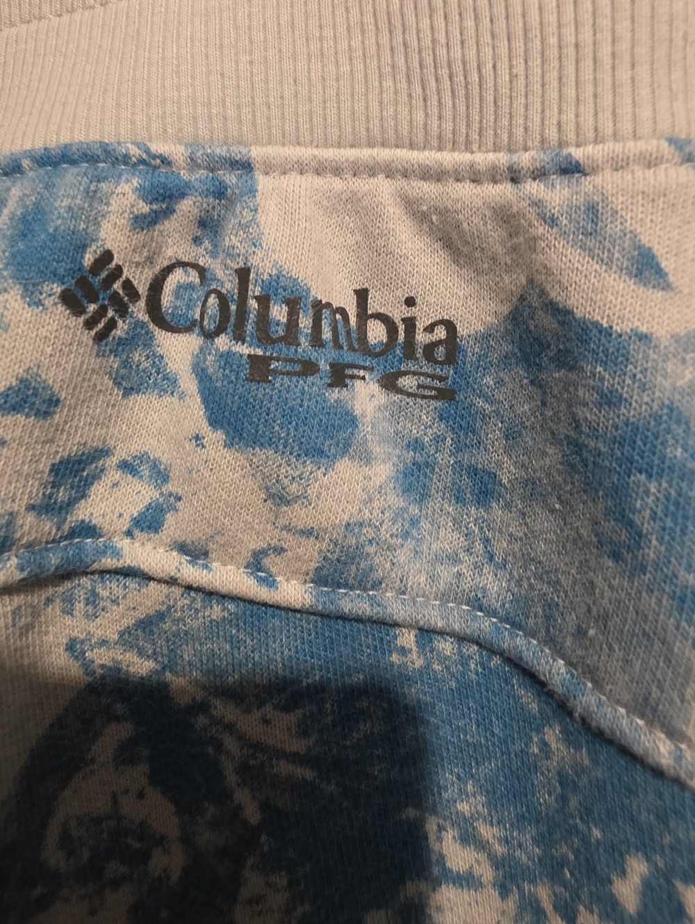 Men's Blue & Cream Floral Jogger Pants - Picture 5 of 5